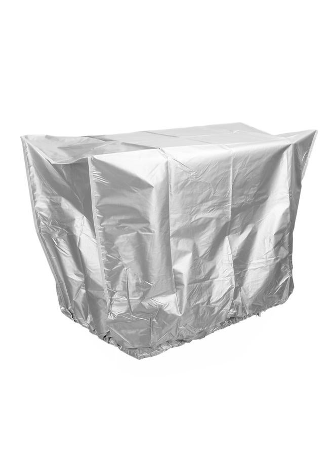 غطاء وحدة مكيف الهواء للنافذة مقاوم للماء وقابل للتنفس، غطاء واقٍ للأثاث المركزي لوحدة الأجهزة في الفناء الخارجي، بأبعاد 86x35x60 سم / 33.9x13.8x23.6 بوصة - Image 2